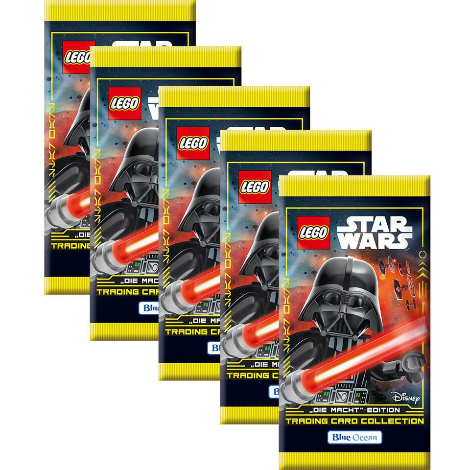 Star Wars Sammelkarte LEGO Star Wars - Serie 4 Trading Cards - 1 Starter + 5 Booster