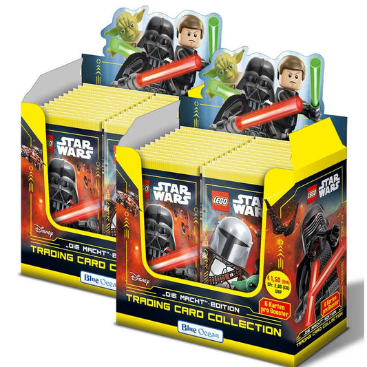 Star Wars Sammelkarte LEGO Star Wars - Serie 4 Trading Cards - 2 Display (72 Booster)