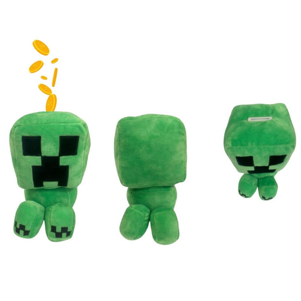 Textiel Trade B.V. Spardose Minecraft Plüschfigur Geldbox für Jungen und Mädchen
