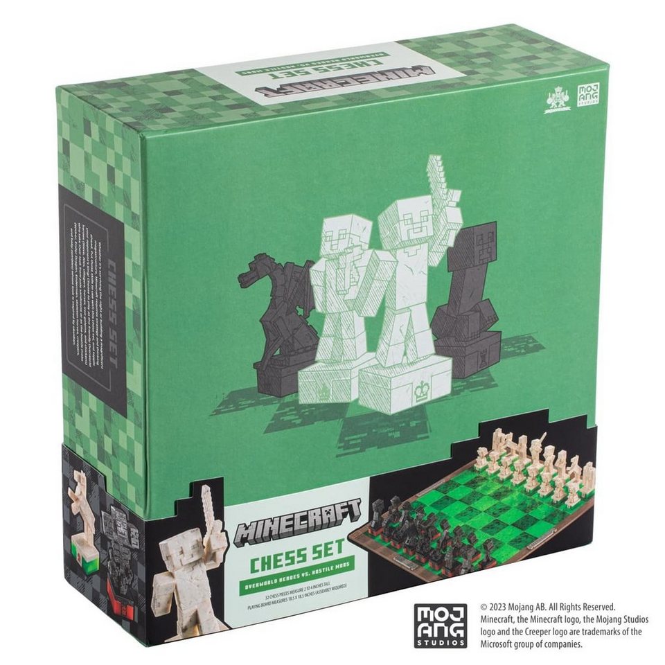 The Noble Collection Spiel Minecraft Schachspiel, Schach, offiziell lizensiertes Merchandise