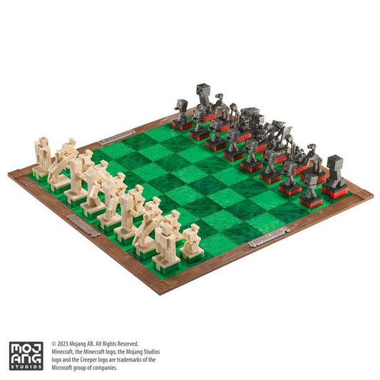 The Noble Collection Spiel Minecraft Schachspiel, Schach, offiziell lizensiertes Merchandise