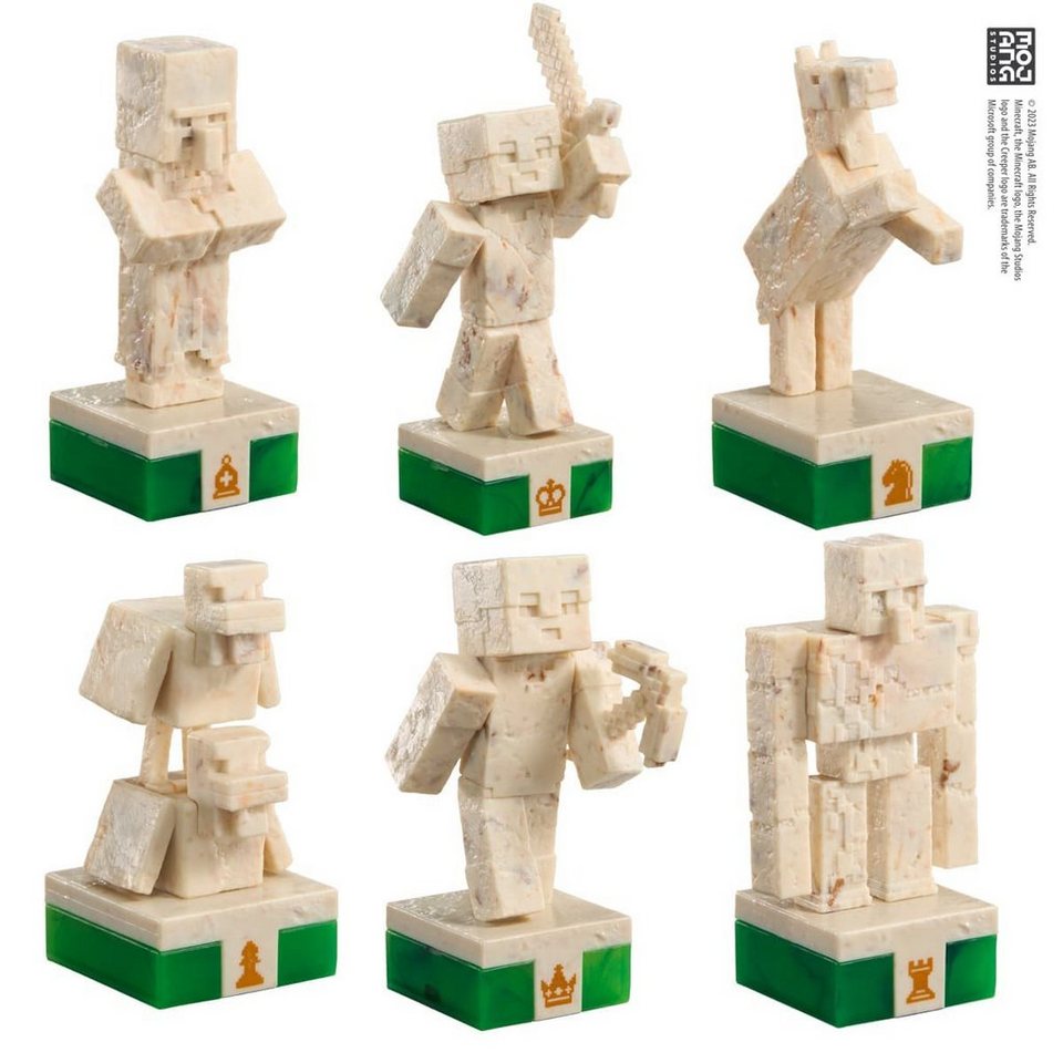 The Noble Collection Spiel Minecraft Schachspiel, Schach, offiziell lizensiertes Merchandise
