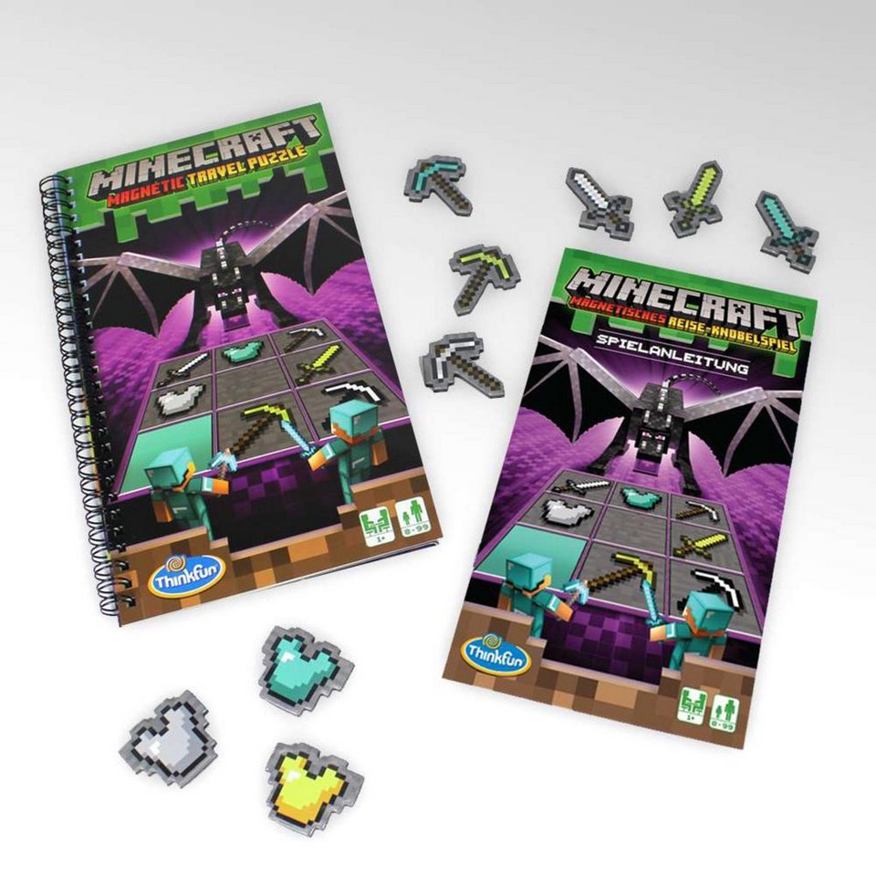 Thinkfun® Spiel THINK FUN Minecraft - Das magnetische Reisespiel