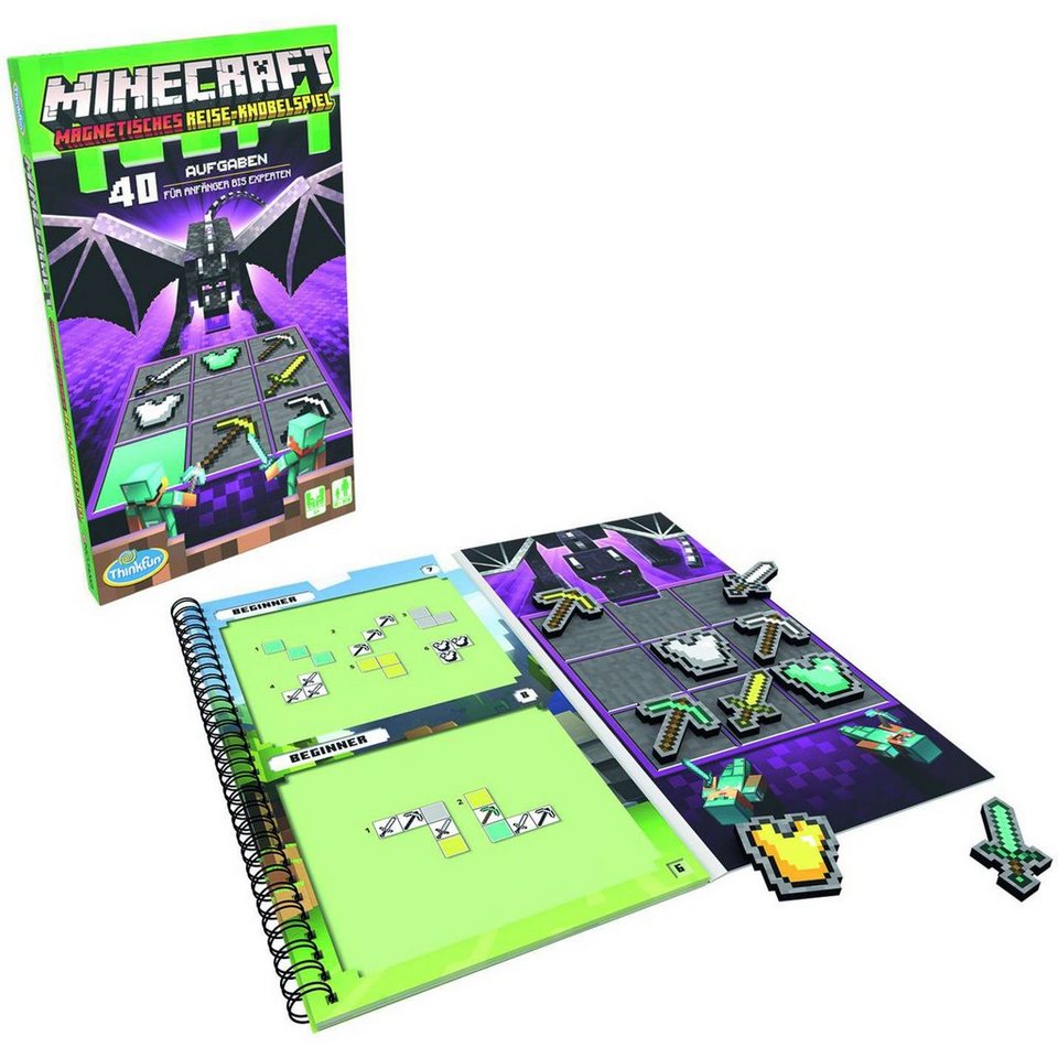Thinkfun® Spiel THINK FUN Minecraft - Das magnetische Reisespiel