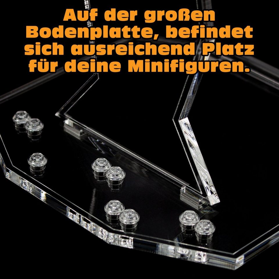 AREA17 Standfuß Acryl Display Stand für LEGO 75232 The Justifier (1 St), zum selbst zusammenbauen