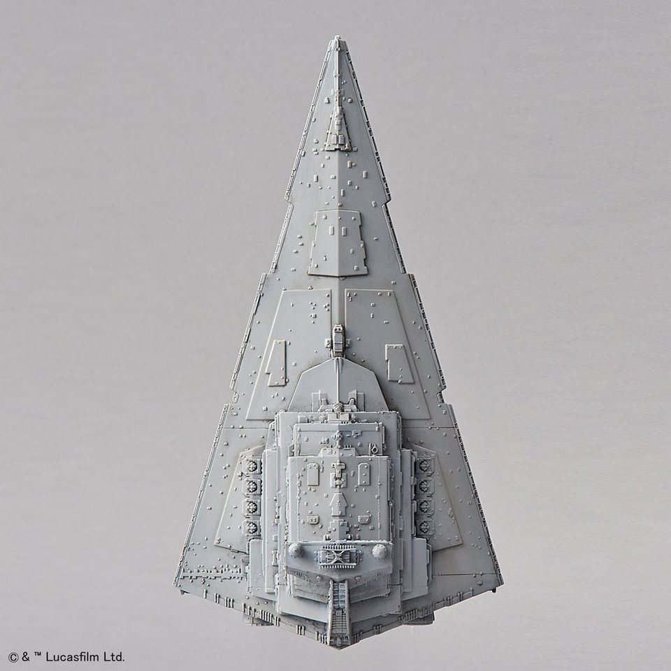 Bandai Modellbausatz Star Wars - Death Star+Star Destroyer, Maßstab 1:2700000 und 1:14500