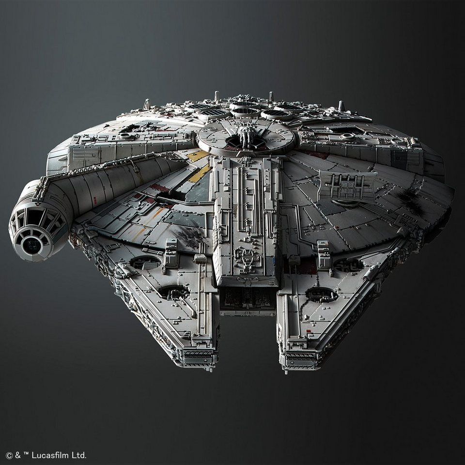 Bandai Modellbausatz Star Wars - Millennium Falcon, Maßstab 1:144