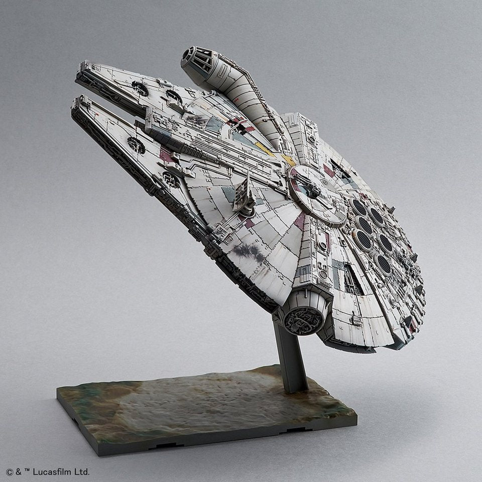 Bandai Modellbausatz Star Wars - Millennium Falcon, Maßstab 1:144