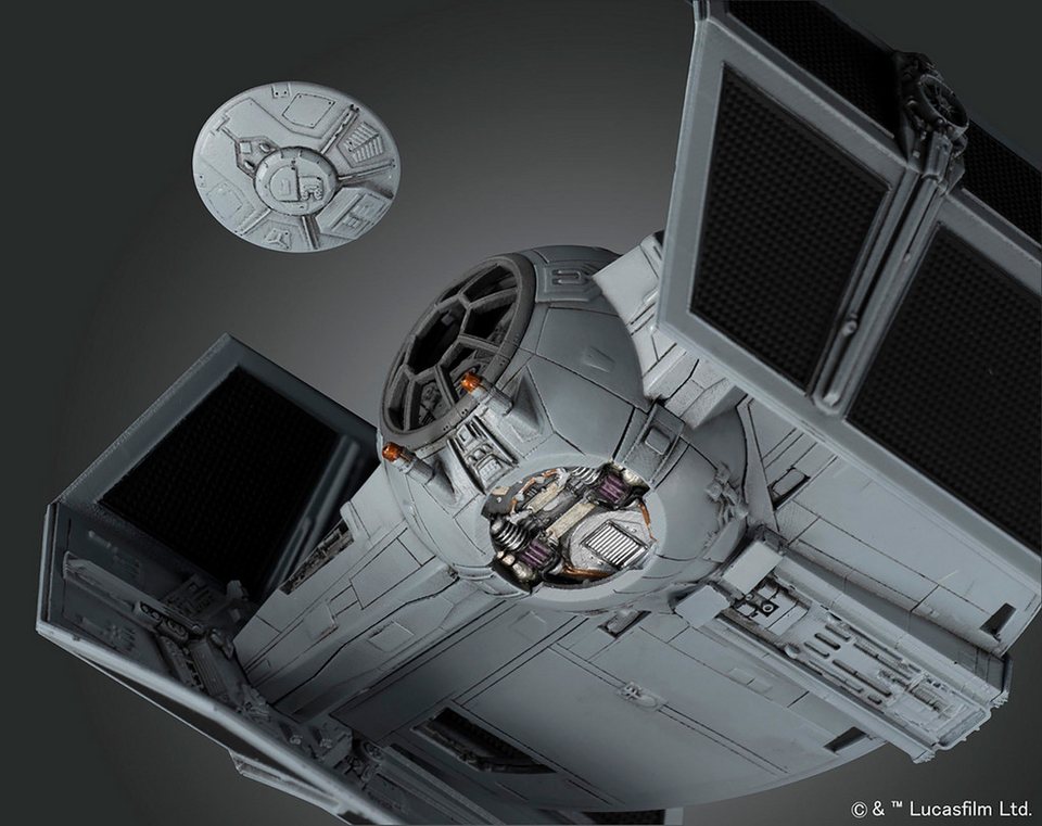 Bandai Modellbausatz TIE Advanced, Star Wars, Maßstab 1:72