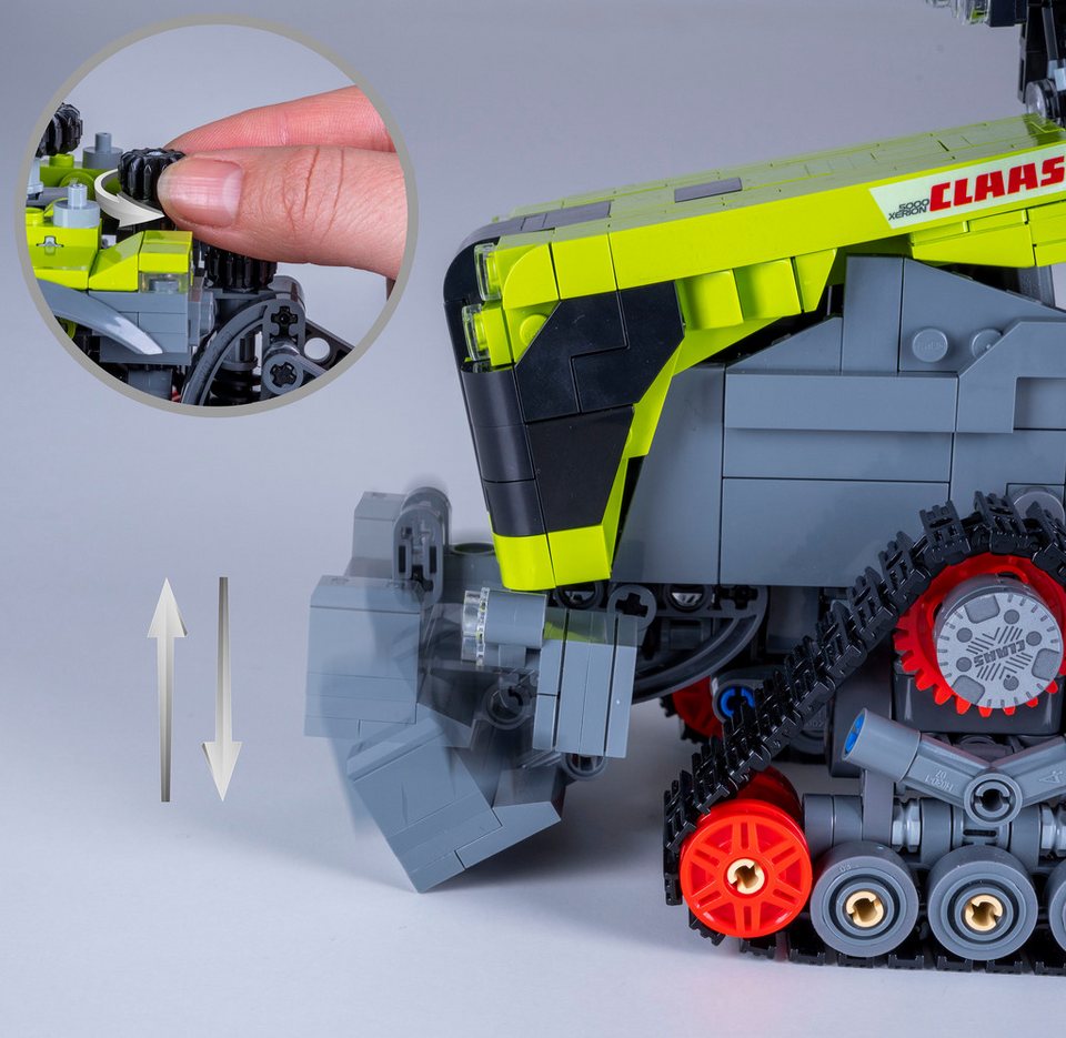 Jamara CaDA, Bricks, Claas Xerion 5000 Trac TS (402856) Konstruktions-Spielset, (1336 St)