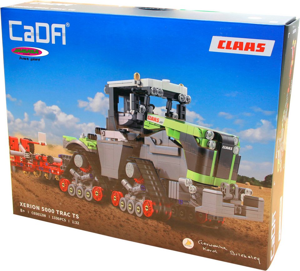 Jamara CaDA, Bricks, Claas Xerion 5000 Trac TS (402856) Konstruktions-Spielset, (1336 St)