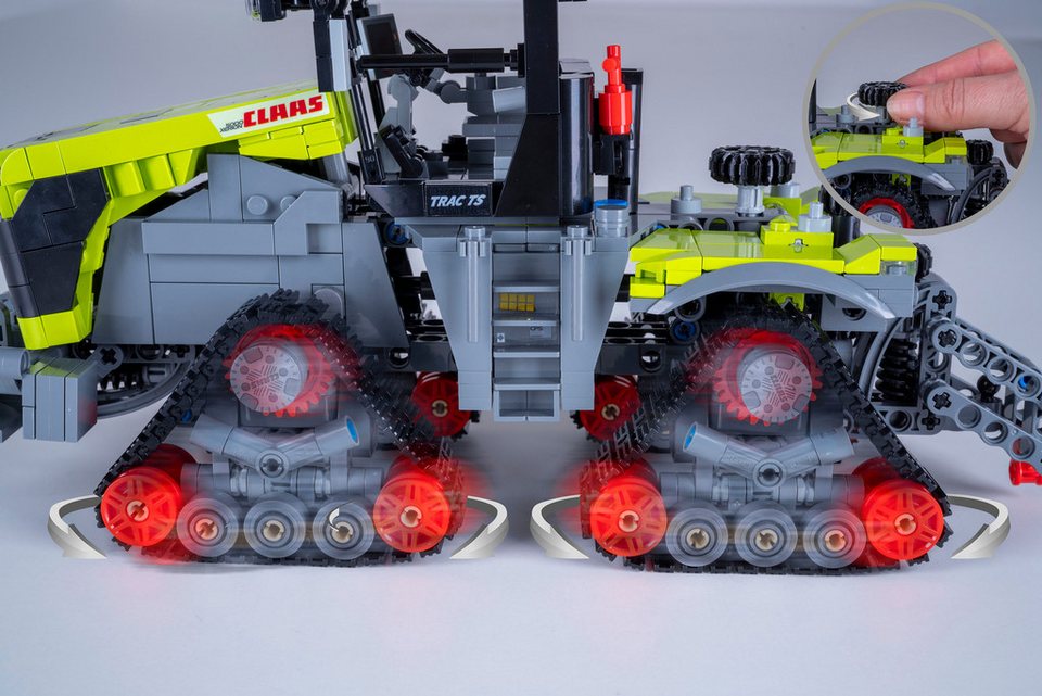 Jamara CaDA, Bricks, Claas Xerion 5000 Trac TS (402856) Konstruktions-Spielset, (1336 St)