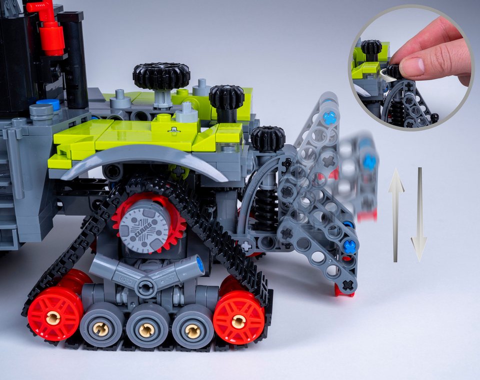 Jamara CaDA, Bricks, Claas Xerion 5000 Trac TS (402856) Konstruktions-Spielset, (1336 St)