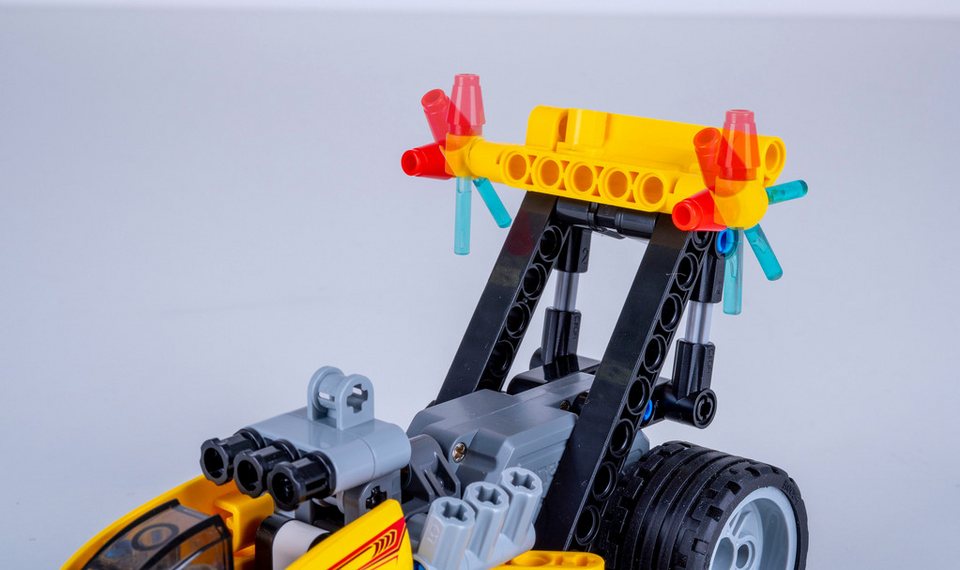 Jamara CaDA, Bricks, Drag Racing gelb (402863) Konstruktions-Spielset, (151 St)