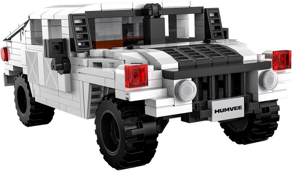 Jamara CaDA, Bricks, Humvee weiß (402853) Konstruktions-Spielset, (328 St)