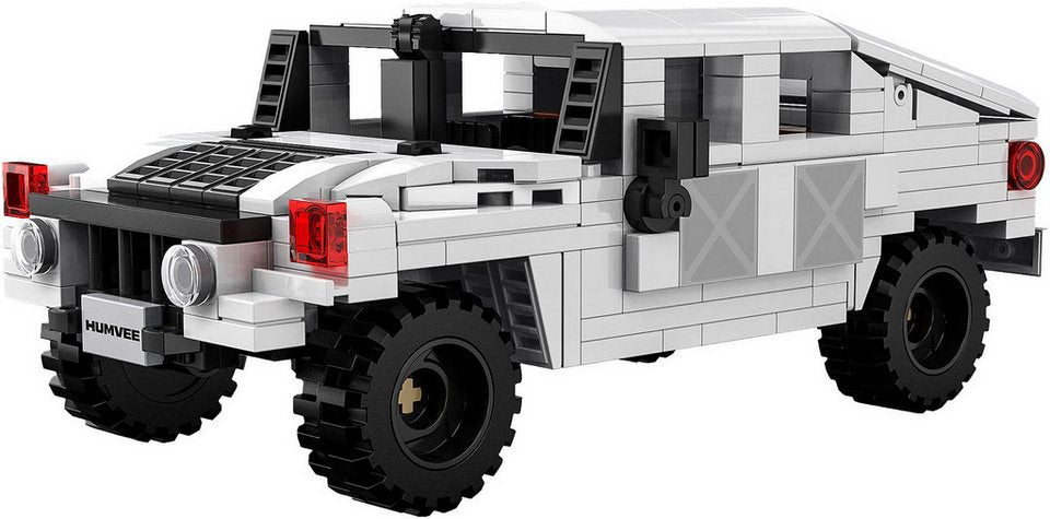 Jamara CaDA, Bricks, Humvee weiß (402853) Konstruktions-Spielset, (328 St)