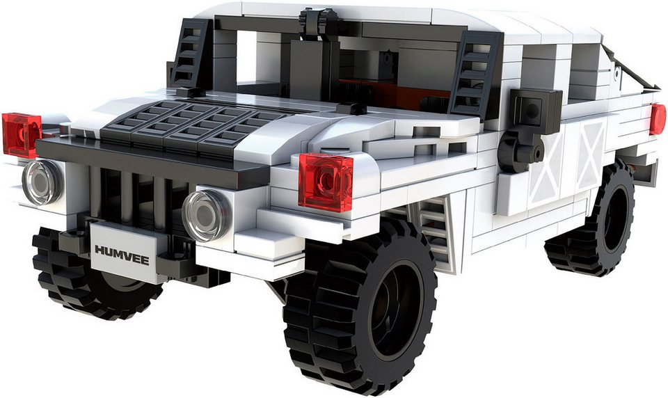 Jamara CaDA, Bricks, Humvee weiß (402853) Konstruktions-Spielset, (328 St)