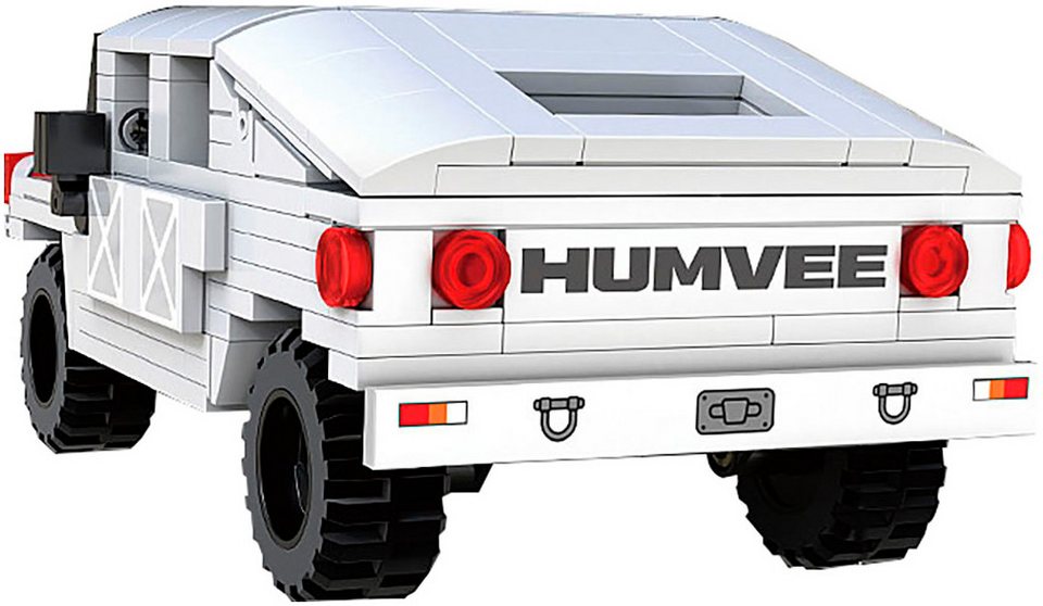 Jamara CaDA, Bricks, Humvee weiß (402853) Konstruktions-Spielset, (328 St)