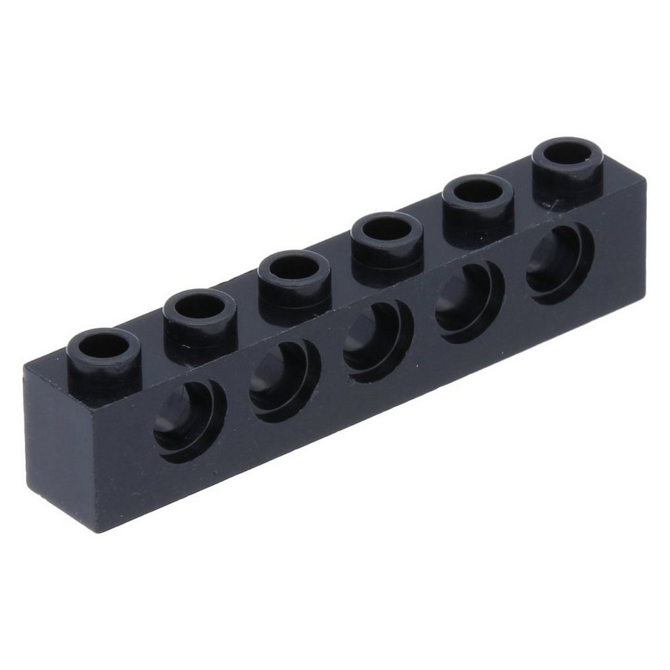 LEGO® 200x LEGO Technic-Stein 1x6, Schwarz Spielbausteine