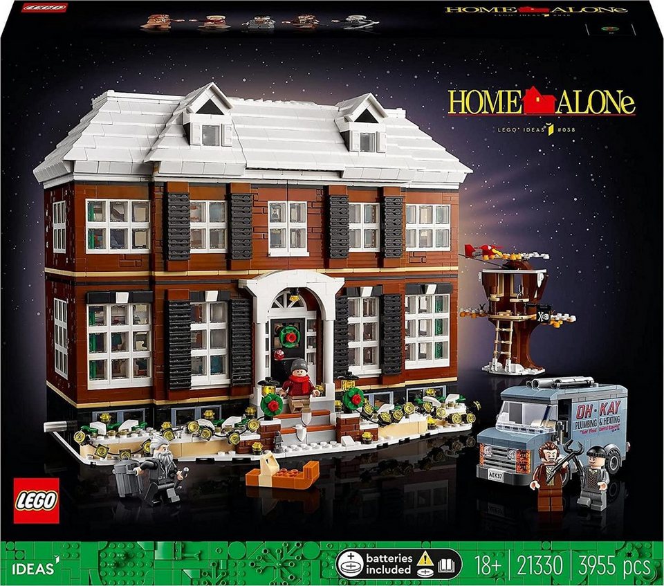 LEGO® 21330 Ideas Home Alone Exklusives Bauset Spielbausteine, (21330, 3955 St., 21330)