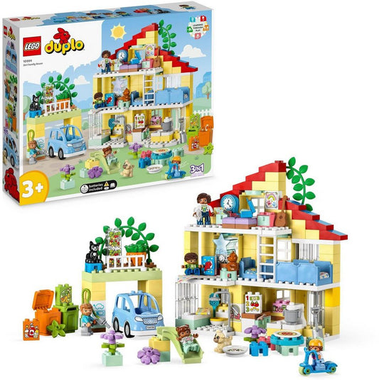 LEGO® 3in1 Familienhaus (10994), LEGO® DUPLO Konstruktionsspielsteine, (218 St), Made in Europe