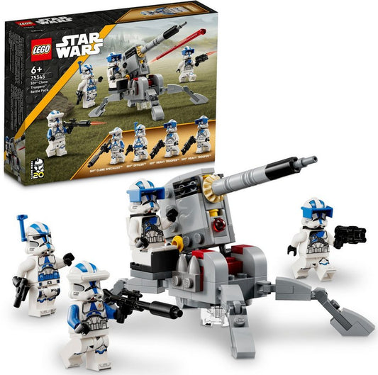 LEGO® 501st Clone Troopers™ Battle Pack (75345), LEGO® Star Wars™ Konstruktionsspielsteine, Made in Europe