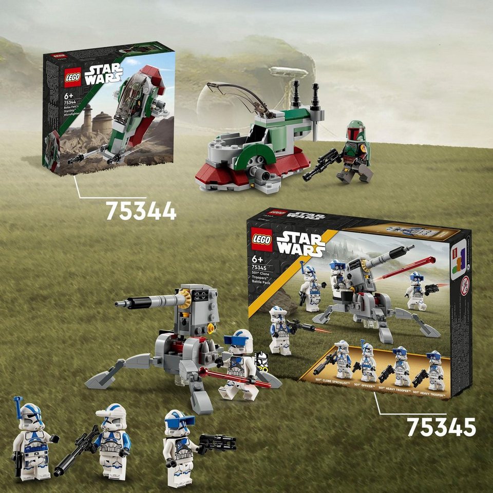 LEGO® 501st Clone Troopers™ Battle Pack (75345), LEGO® Star Wars™ Konstruktionsspielsteine, Made in Europe
