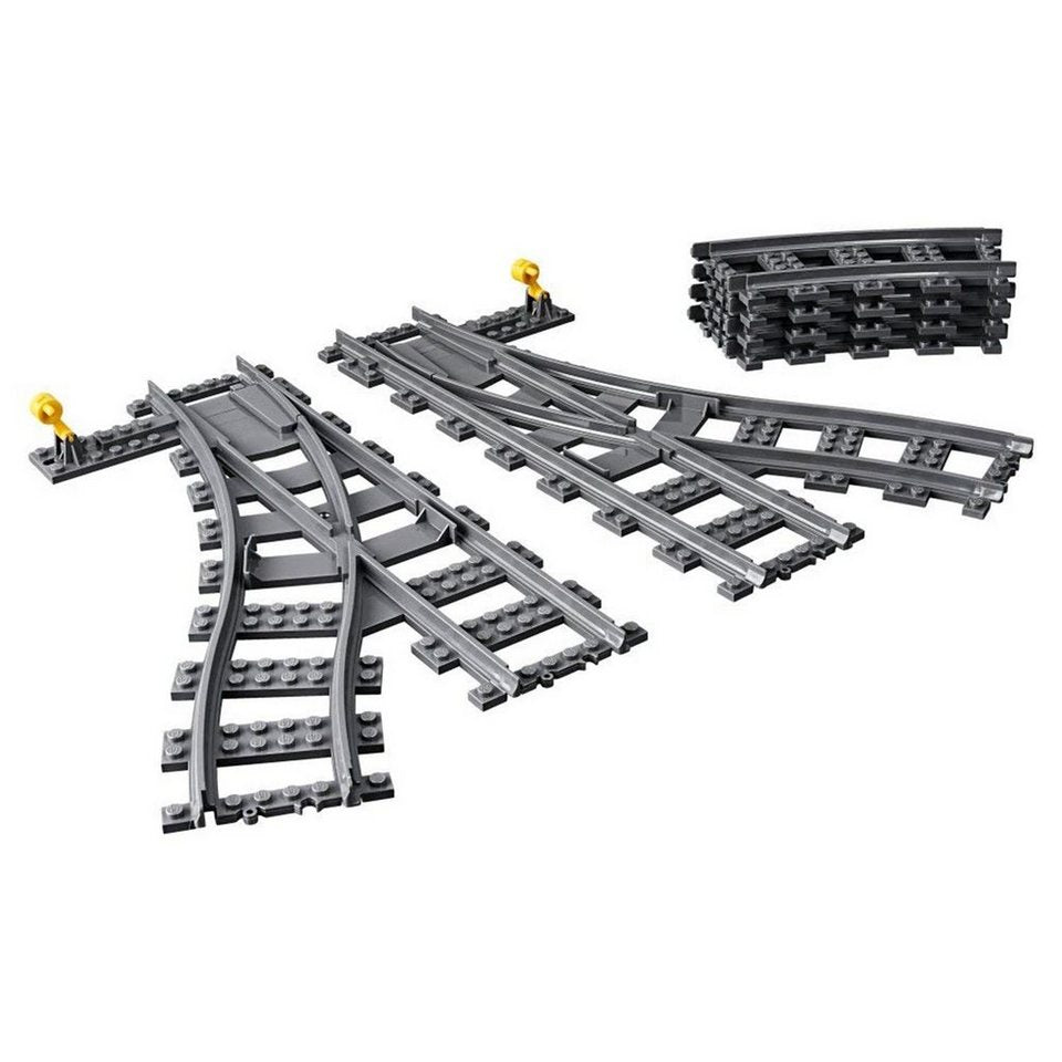 LEGO® 60205 60238 City 2er Set Schienen + Weichen Konstruktionsspielsteine