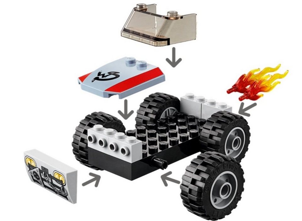 LEGO® 70821 THE LEGO® MOVIE 2 Fahrzeuge Konstruktions-Spielset, Emmets und Bennys Bau- und Reparatur-Werkstatt