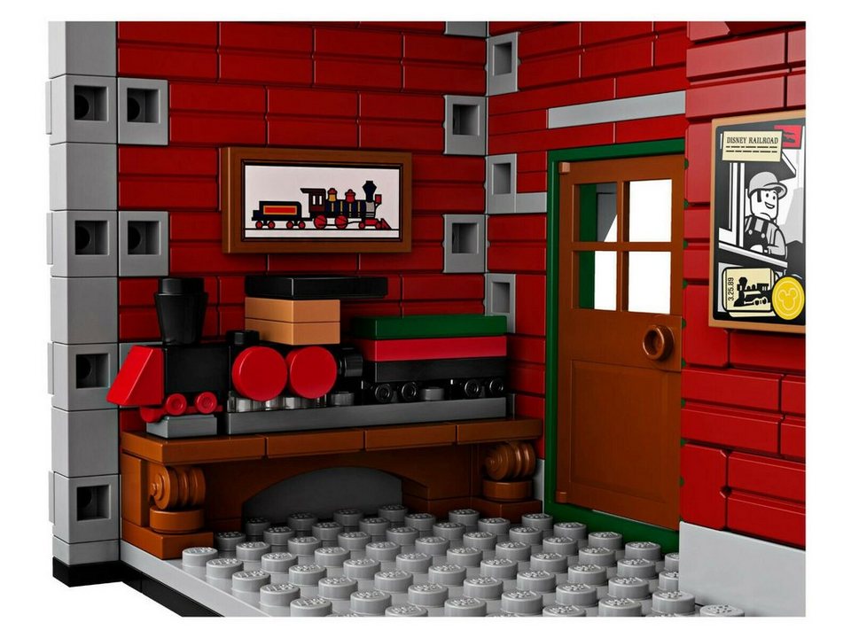 LEGO® 71044 Disney Zug mit Bahnhof Spielbausteine, (2925 St)