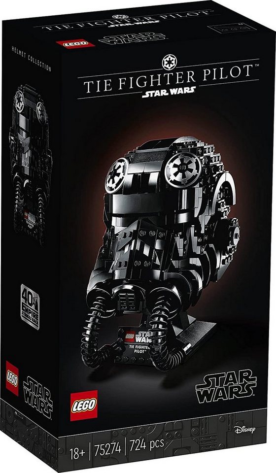 LEGO® 75274 Star Wars TIE Fighter Pilot™ Helm Spielbausteine, (724 St)