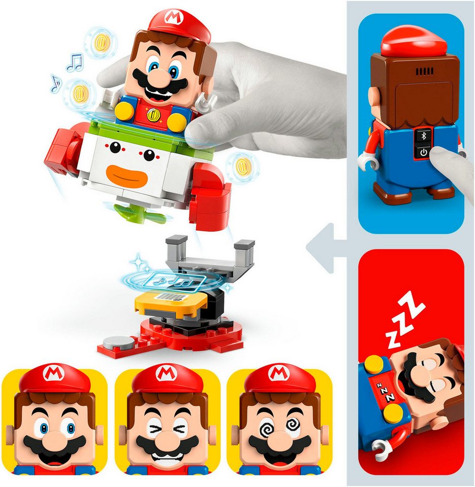 LEGO® Abenteuer mit dem interaktiven LEGO® Mario™ (71439), LEGO Super Mario Konstruktionsspielsteine, (218 St), Made in Europe