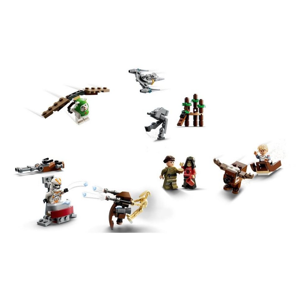 LEGO® Adventskalender Star Wars™ 75366 (320-tlg), Spielwelt mit Figuren, für Kinder ab 6 Jahren