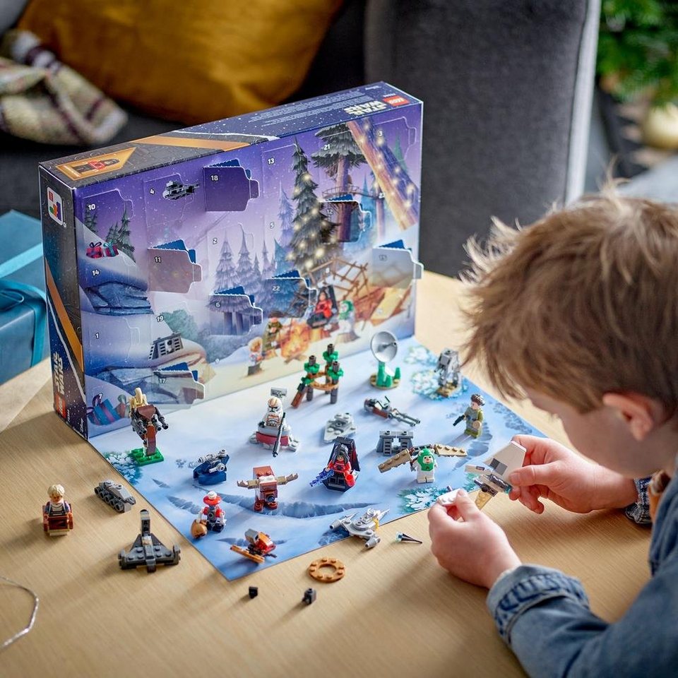 LEGO® Adventskalender Star Wars™ 75366 (320-tlg), Spielwelt mit Figuren, für Kinder ab 6 Jahren