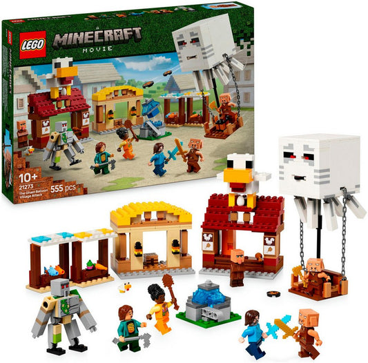 LEGO® Angriff des Ghast-Ballons (21273), LEGO® Minecraft Konstruktionsspielsteine, (555 St), Made in Europe