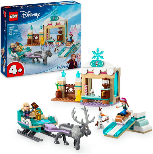 LEGO® Annas Schlittenabenteuer (43256), LEGO Disney Princess Konstruktionsspielsteine, (192 St), Made in Europe