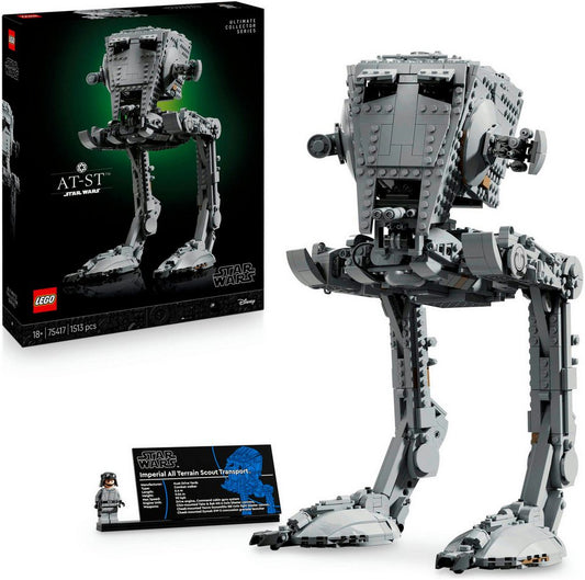 LEGO® AT-ST Kampfläufer (75417), LEGO Star Wars™ Konstruktionsspielsteine, (1513 St), Made in Europe