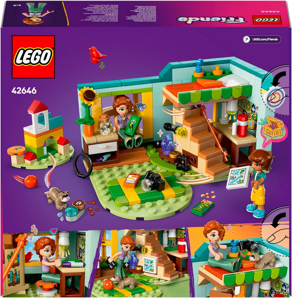 LEGO® Autumns Zimmer (42646), LEGO Friends Konstruktionsspielsteine, (222 St), Made in Europe