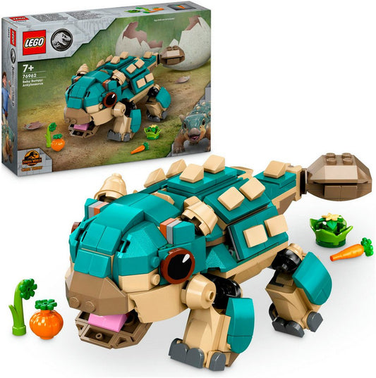 LEGO® Baby Bumpy: Ankylosaurus (76962), LEGO Jurassic World Konstruktionsspielsteine, (358 St), Made in Europe