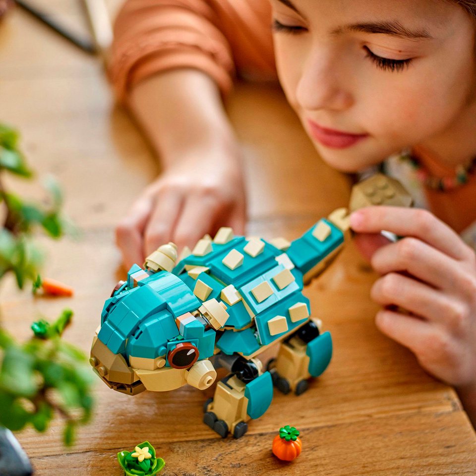LEGO® Baby Bumpy: Ankylosaurus (76962), LEGO Jurassic World Konstruktionsspielsteine, (358 St), Made in Europe