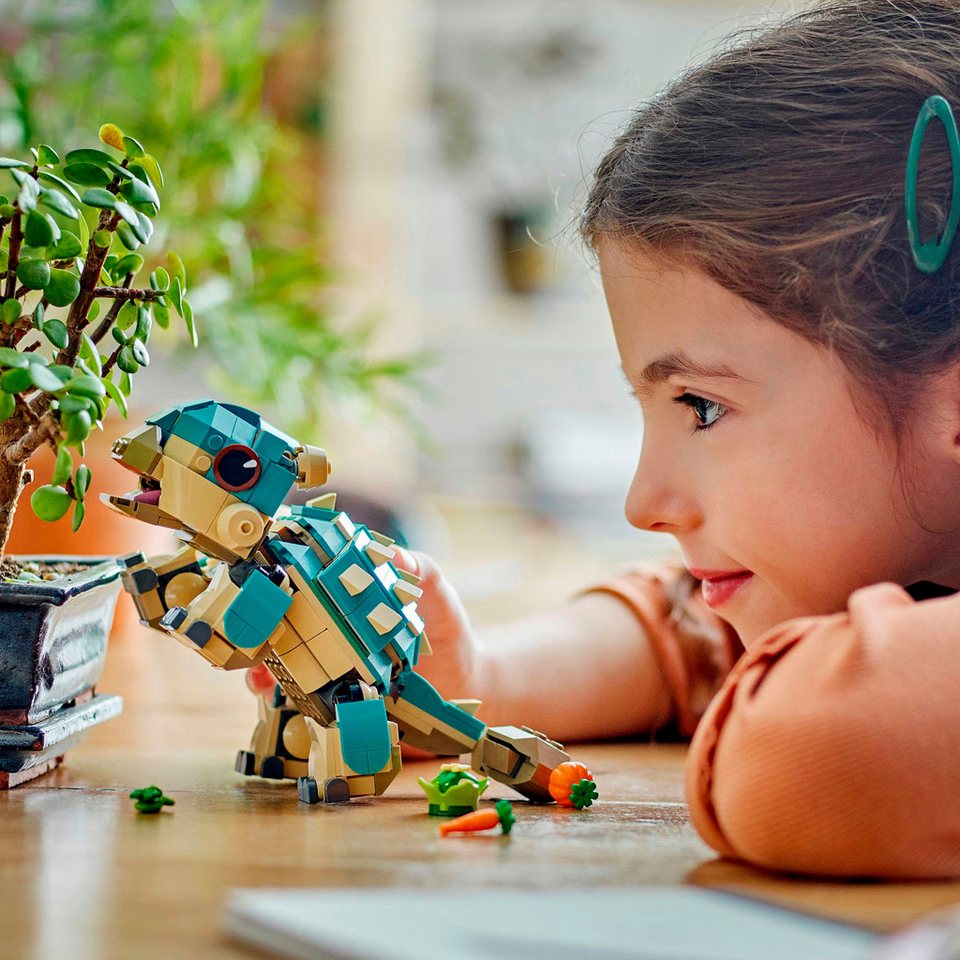 LEGO® Baby Bumpy: Ankylosaurus (76962), LEGO Jurassic World Konstruktionsspielsteine, (358 St), Made in Europe