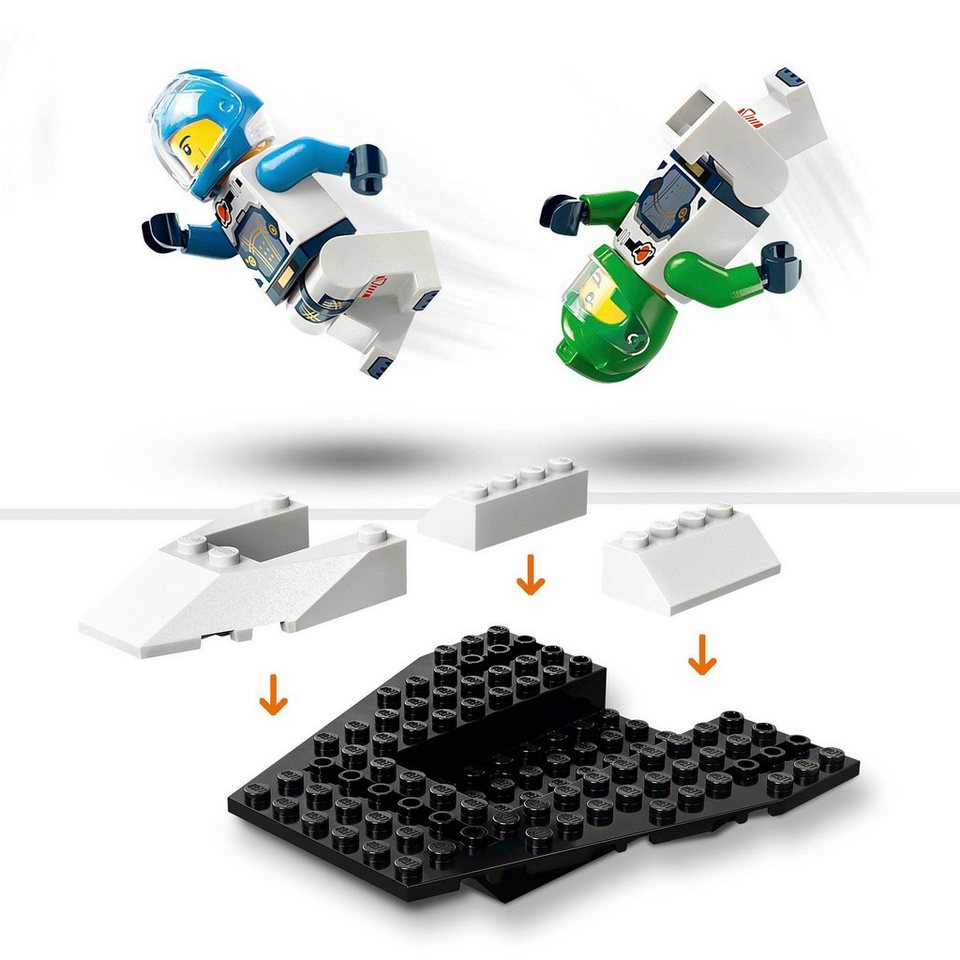 LEGO® Bergung eines Asteroiden im Weltall (60429), LEGO City Konstruktionsspielsteine, (126 St), Made in Europe