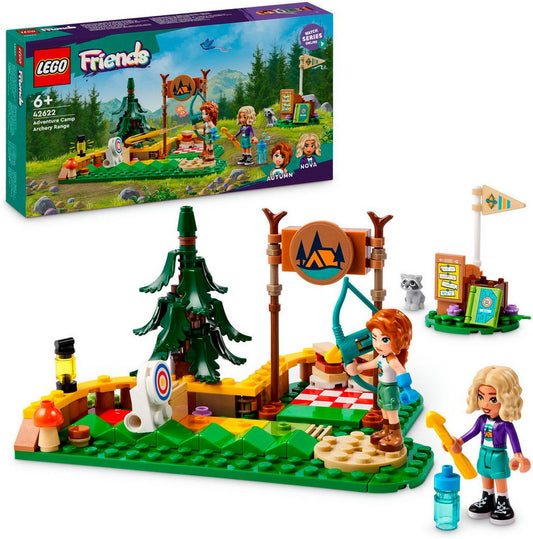 LEGO® Bogenschießen im Abenteuercamp (42622), LEGO Friends Konstruktionsspielsteine, (157 St), Made in Europe