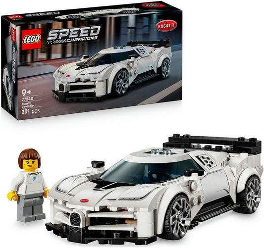 LEGO® Bugatti Centodieci Hypersportwagen (77240), LEGO Speed Champions Konstruktionsspielsteine, (291 St), Made in Europe