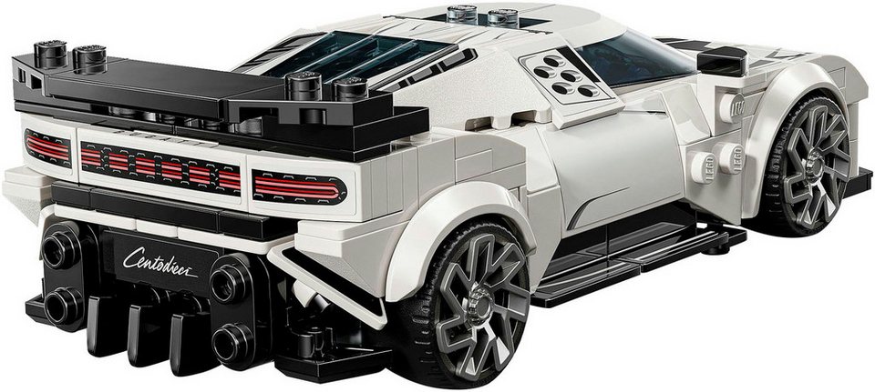LEGO® Bugatti Centodieci Hypersportwagen (77240), LEGO Speed Champions Konstruktionsspielsteine, (291 St), Made in Europe