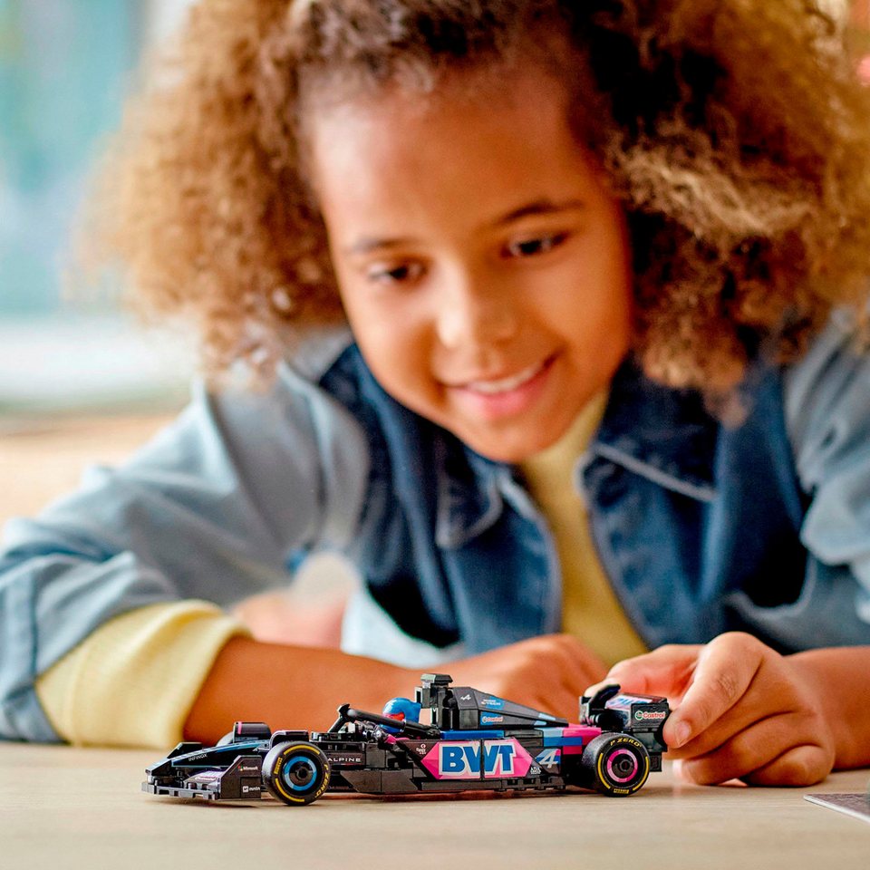 LEGO® BWT Alpine F1® Team A524 Rennauto (77248), LEGO® Speed Champions Konstruktionsspielsteine, (258 St), Made in Europe