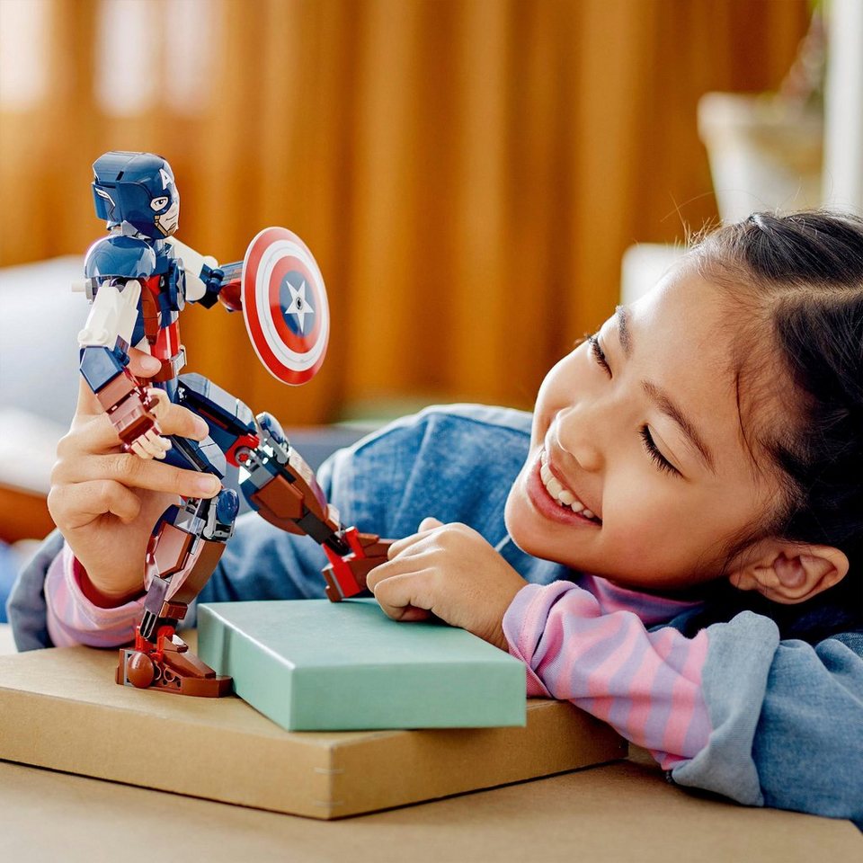 LEGO® Captain America Baufigur (76258), LEGO® Marvel Konstruktionsspielsteine, (310 St), Made in Europe