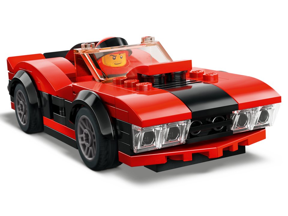 LEGO® City 60395 Rennfahrzeuge Kombiset Spielbausteine, (Set, 362 St., Set)