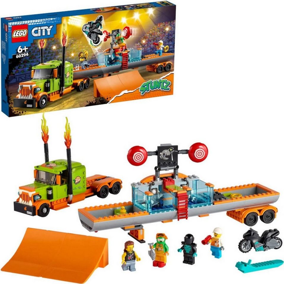 LEGO® City Stuntshow-Truck Konstruktionsspielsteine, (Stuntshow-Truck, Klemmbausteine), Made in Europe