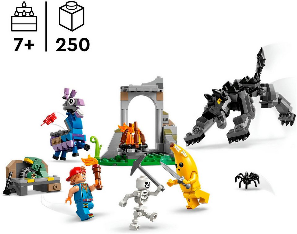 LEGO® Das Lager von Schali und der Zündkerzenkünstlerin (77075) Konstruktionsspielsteine, (250 St), LEGO Fortnite; Made in Europe